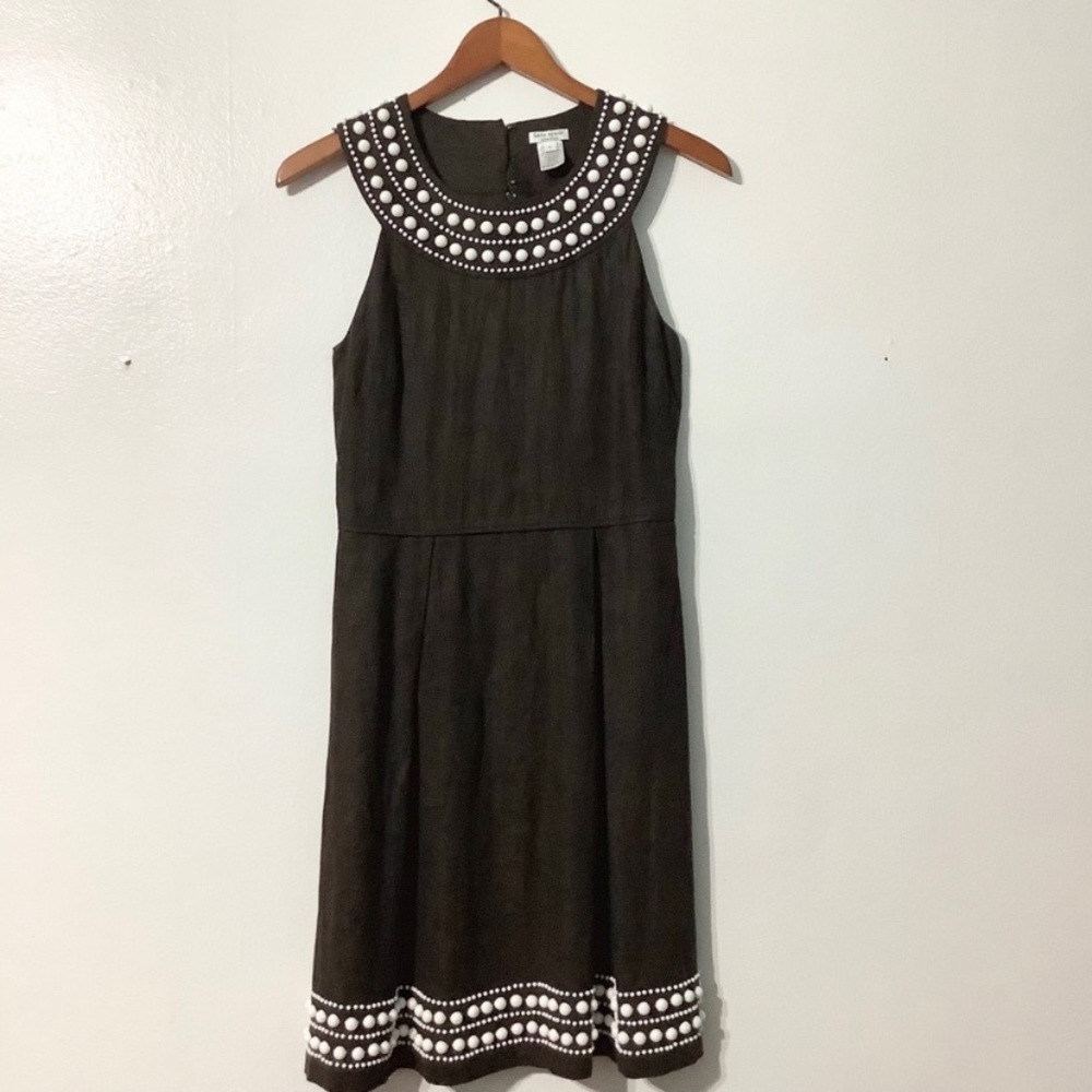 Kate spade brown linen dress